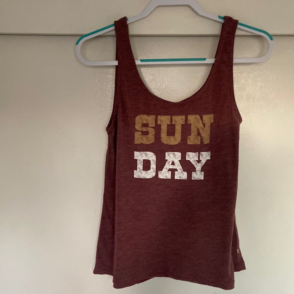 Roxy rust color tank top. Medium, good condition